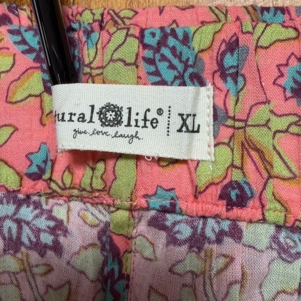 Natural Life Womens Shorts Size XL Ruffle Boho Fairy Hippie Casual Beach Summer - Picture 9 of 10